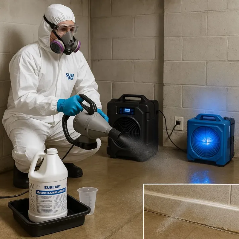 Sanitization and Odor Removal process in Grandville, MI